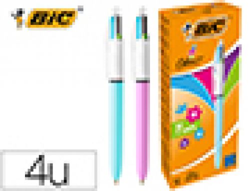 Esferografica bic quatro cores pastel edicao limitada , Bic , 51900 , 3086123458253